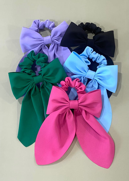 Bow Scrunchie - Multiple Colors