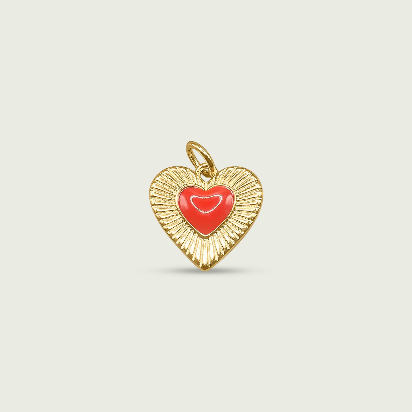 Layered Heart Charm